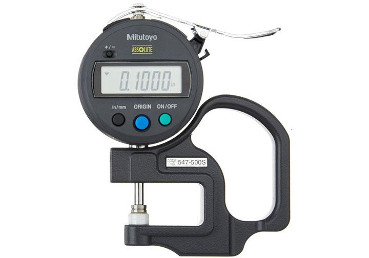 0-12mm Đồng hồ đo độ dày điện tử Mitutoyo 547-500S