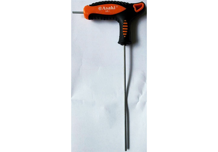 2.5mm Chìa lục giác chữ T 2 đầu bằng Asaki AK-7952