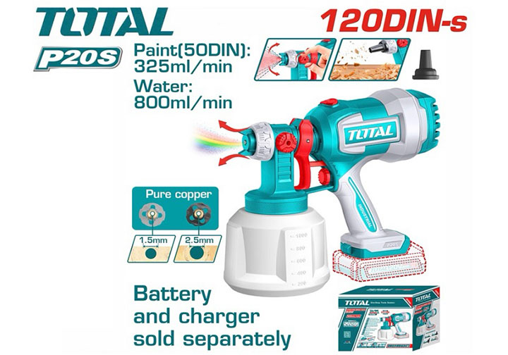 20V Máy phun sơn dùng pin (chỉ thân máy) Total TSGLI2004