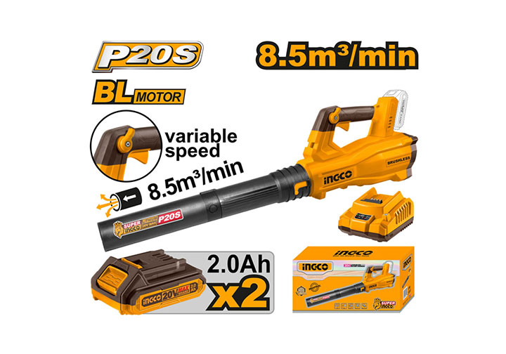20V Máy thổi bụi chỉnh tốc dùng pin Ingco CABLI204282