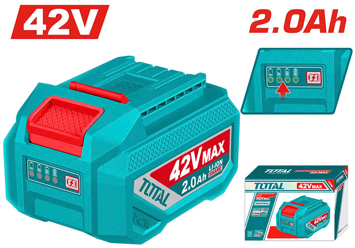 42V/2.0Ah Pin Lithium-ion P42M Total TFBLI42201