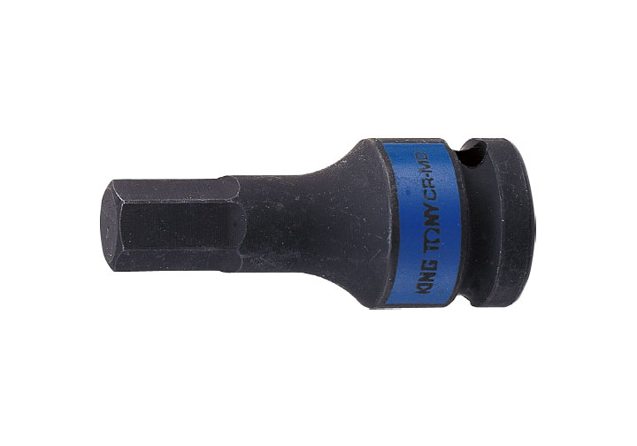 4mm Đầu tuýp lục giác đen 1/2" (dài 60mm) Kingtony 405504M